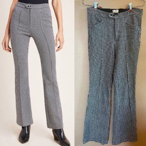 Anthropologie size 4 Essential houndstooth bootcut trousers